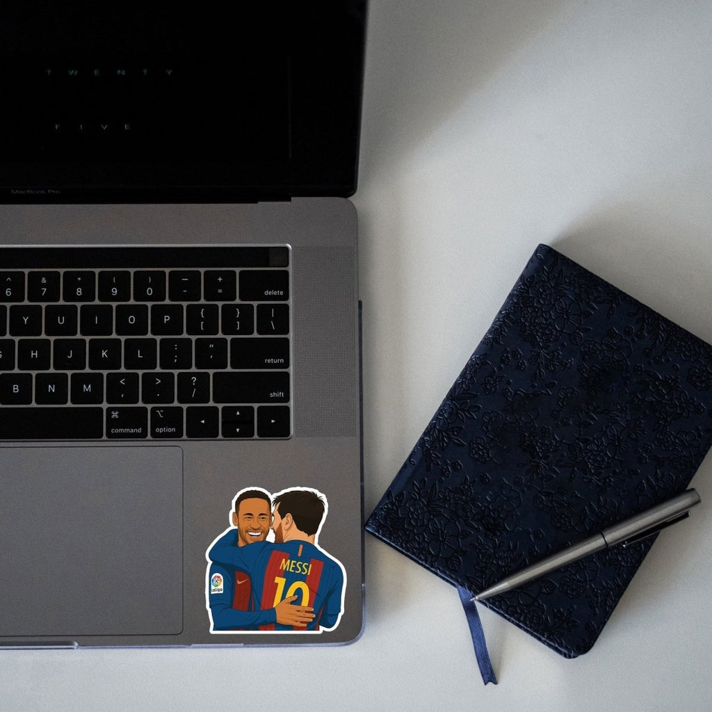 NEYMAR AND MESSI STICKER | BARCELONA - 5 - stickyfunk premium stickers
