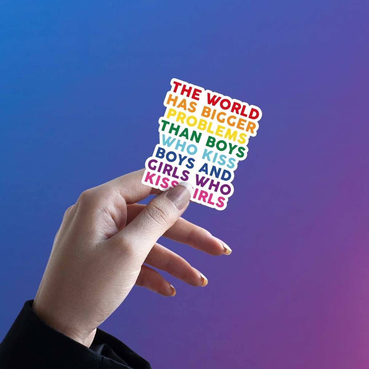 LOVE IS LOVE STICKER - stickyfunk premium stickers