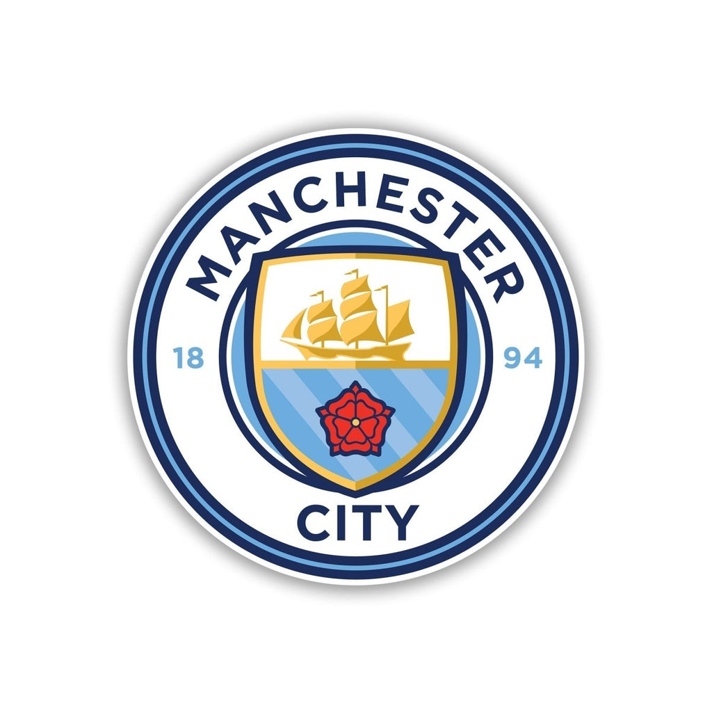 MANCITY LOGO STICKER - stickyfunk premium stickers