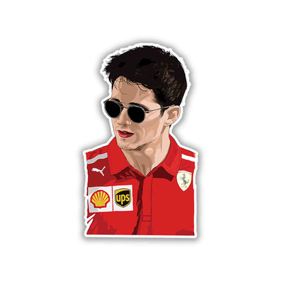 CHARLES LECLERC STICKER - 3