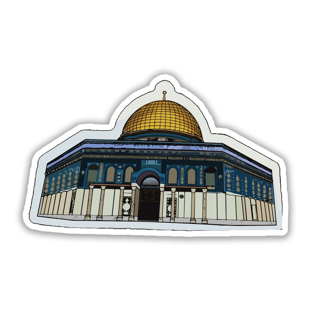Jerusalem Mosque - Palestine Sticker 22 - stickyfunk premium stickers