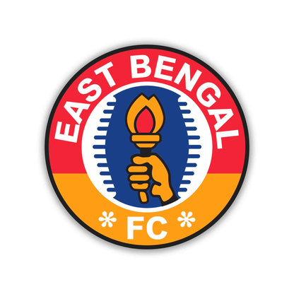 EAST BENGAL FC LOGO STICKER - stickyfunk premium stickers