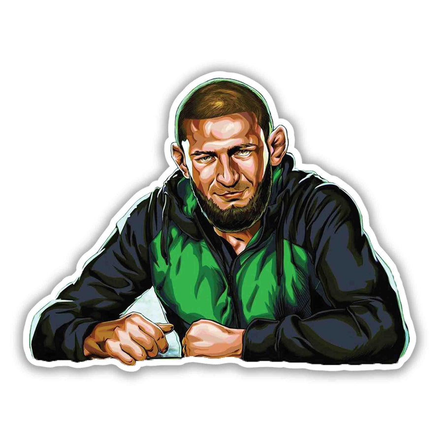 Calm Before the Smash – Khamzat Chimaev Sticker