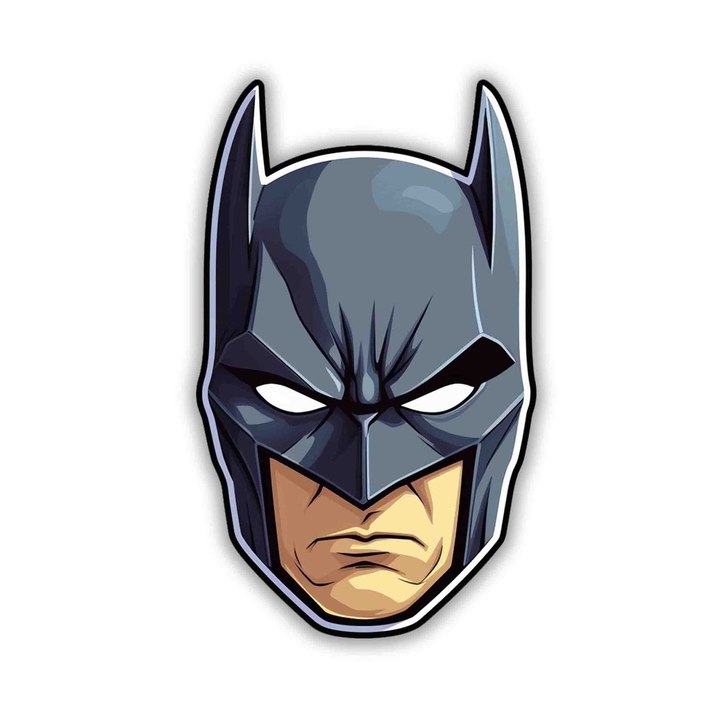 DC BATMAN HEAD CARTOON STICKER