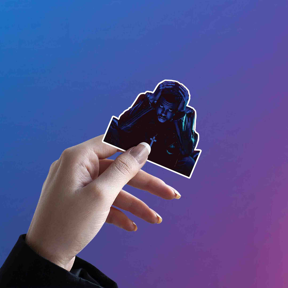 Cross in the Shadows – The Weeknd Sticker