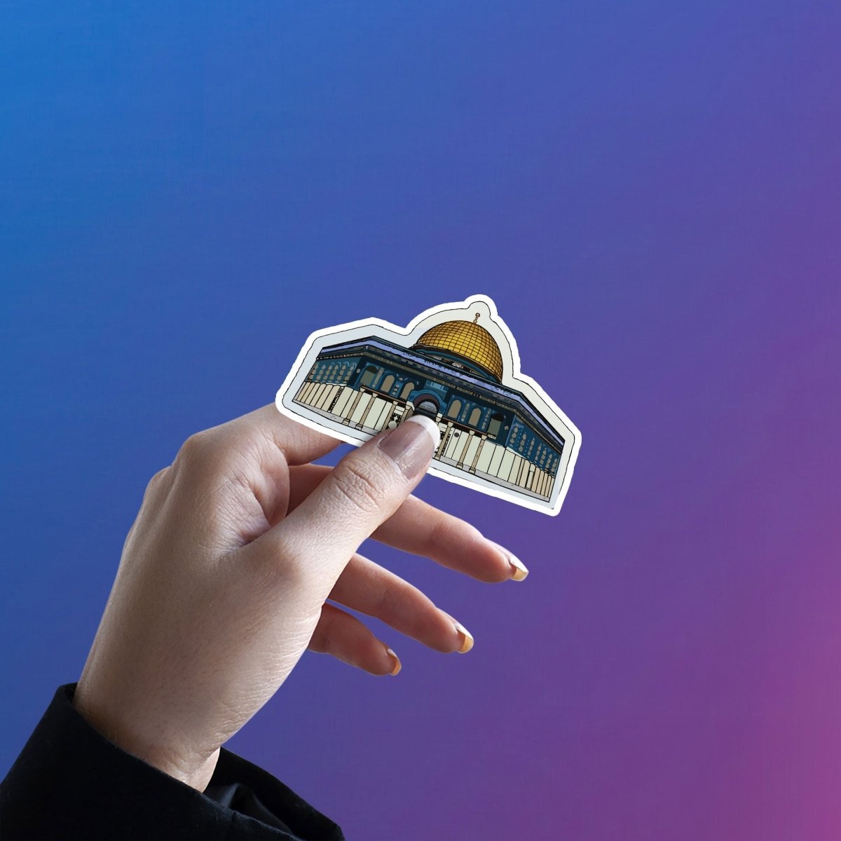 Jerusalem Mosque - Palestine Sticker 22 - stickyfunk premium stickers