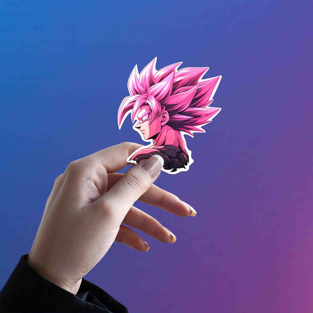 SUPER SAIYAN ROSE GOKU STICKER - stickyfunk premium stickers