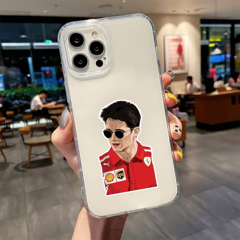 CHARLES LECLERC STICKER - 3 - stickyfunk premium stickers
