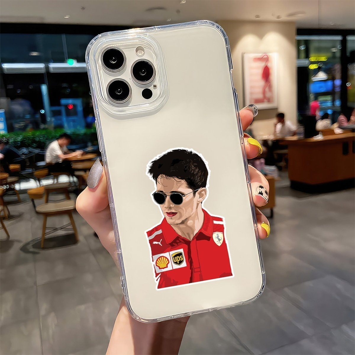 CHARLES LECLERC STICKER - 3 - stickyfunk premium stickers