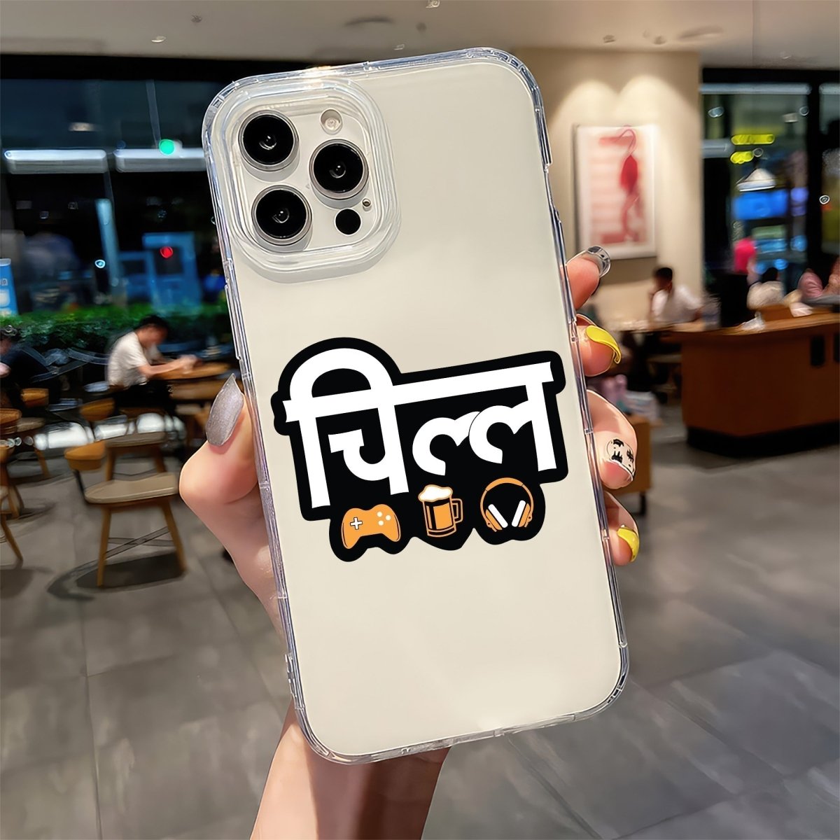 DESI GAMER - CHILL RELAX STICKER