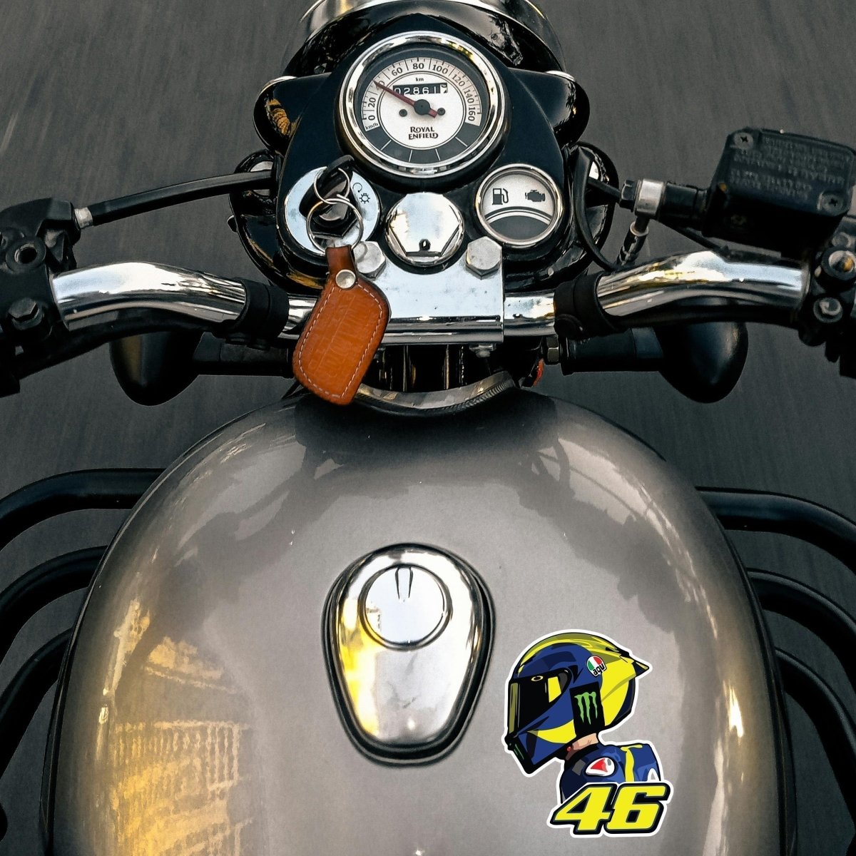 VELENTINO ROSSI STICKER - 9 - stickyfunk premium stickers