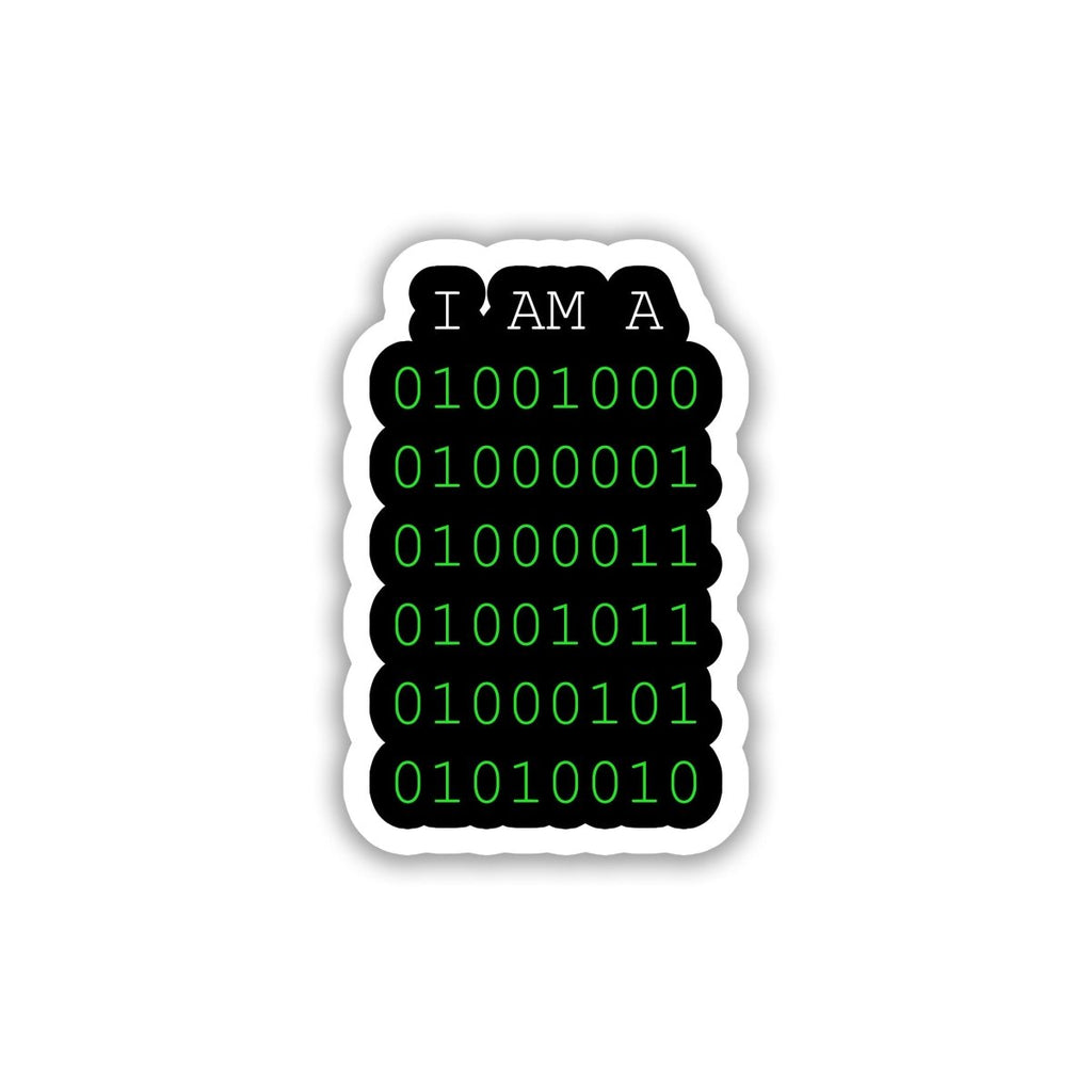 GEEK PRIDE - I AM A HACKER STICKER - stickyfunk premium stickers