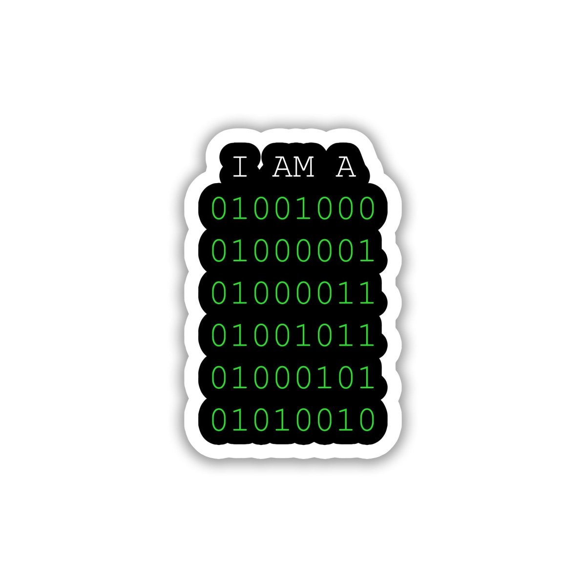 GEEK PRIDE - I AM A HACKER STICKER - stickyfunk premium stickers