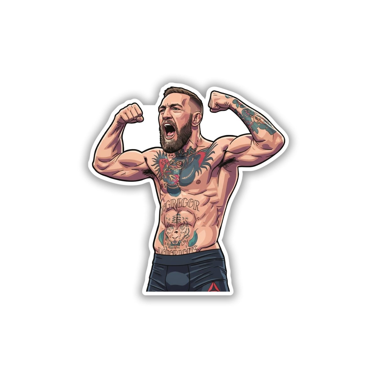 NOTORIOUS VICTORY FLEX - CONOR MCGREGOR STICKER - stickyfunk premium stickers