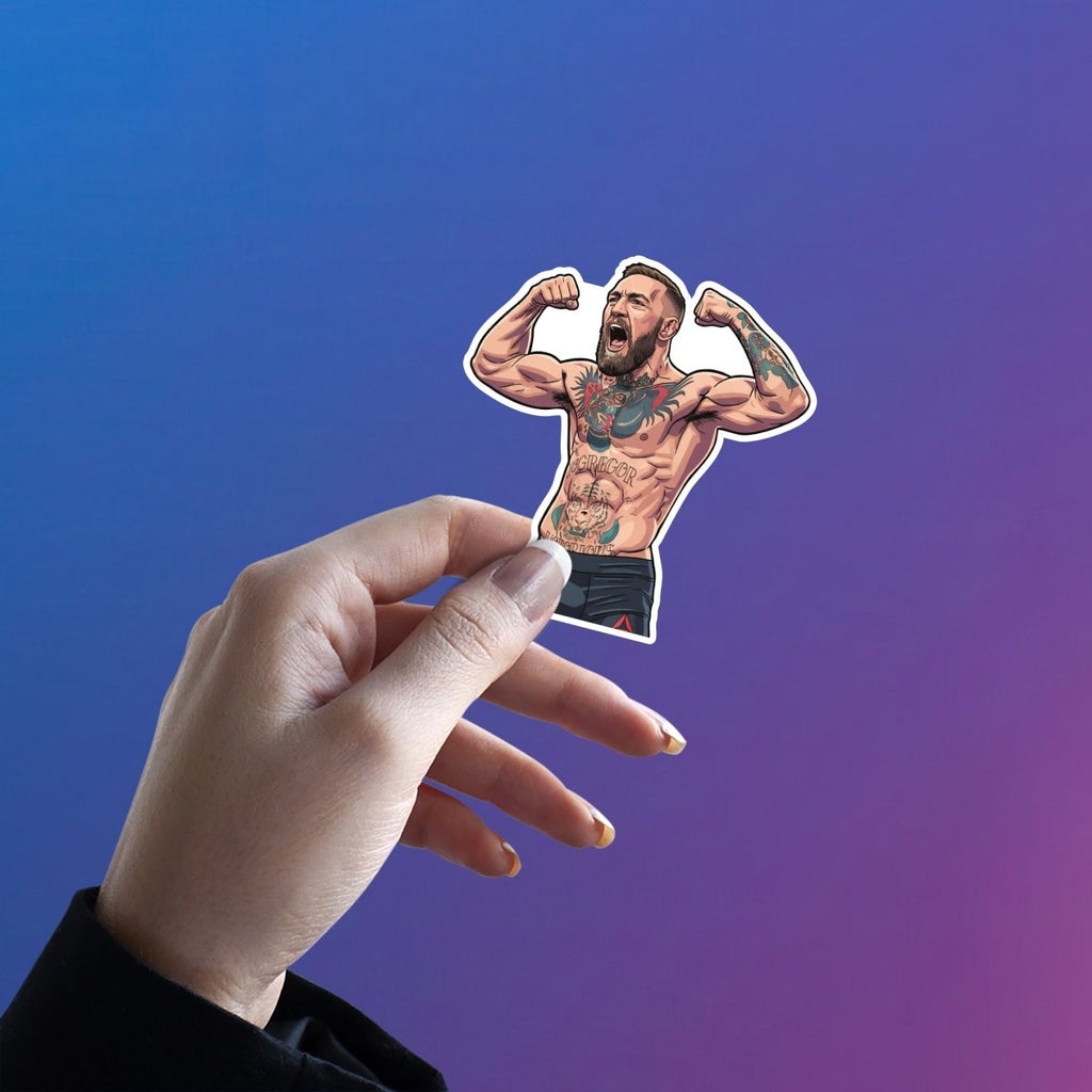 NOTORIOUS VICTORY FLEX - CONOR MCGREGOR STICKER - stickyfunk premium stickers