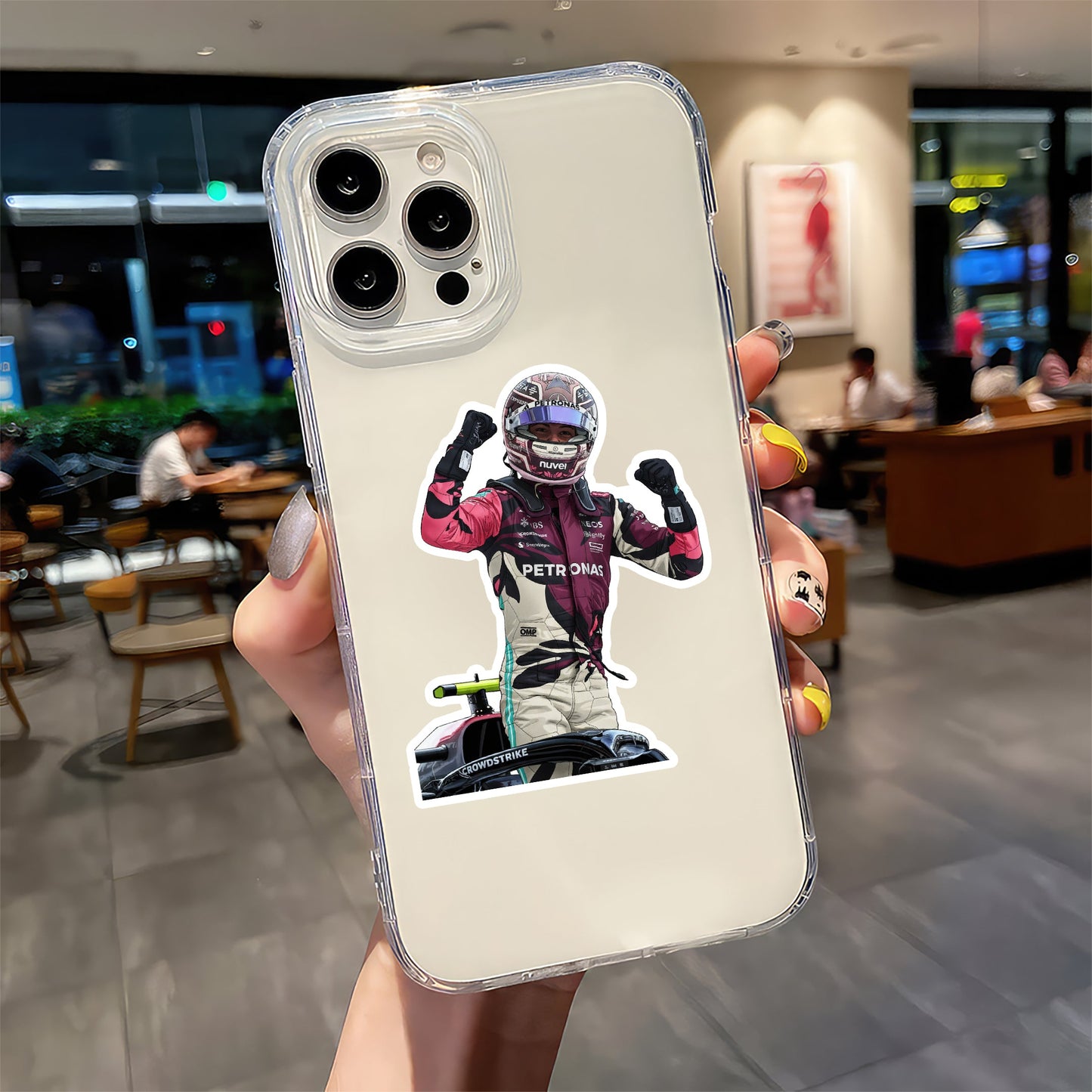 LEWIS HAMILTON - PETRONAS VICTORY ROAR STICKER