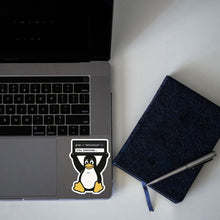 LINUX TUX STILL SEARCHING STICKER