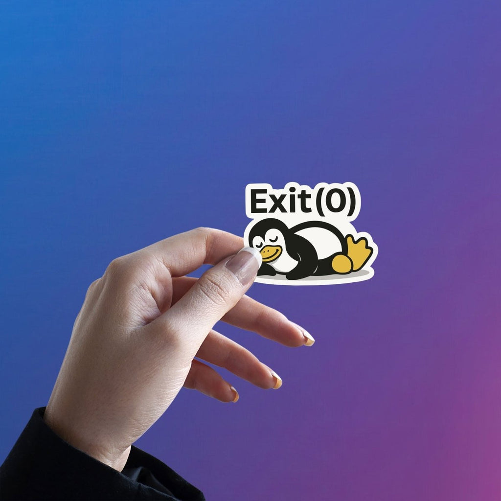 ALL IS WELL (TUX) STICKER - stickyfunk premium stickers