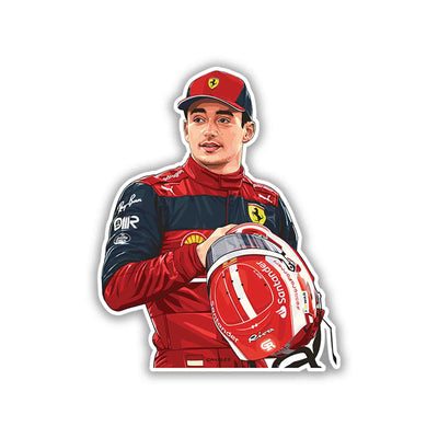 CHARLES LECLERC STICKER - 1