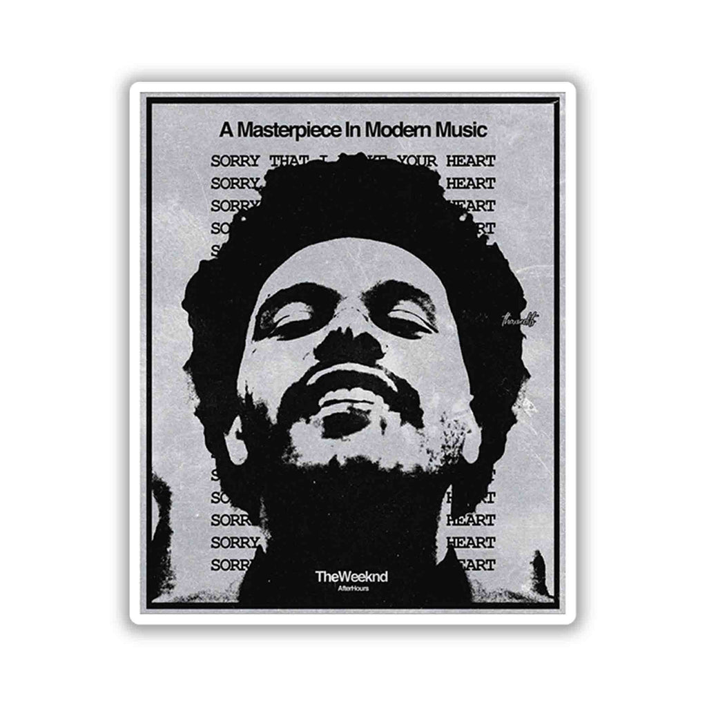 THE WEEKND - 2 - stickyfunk premium stickers