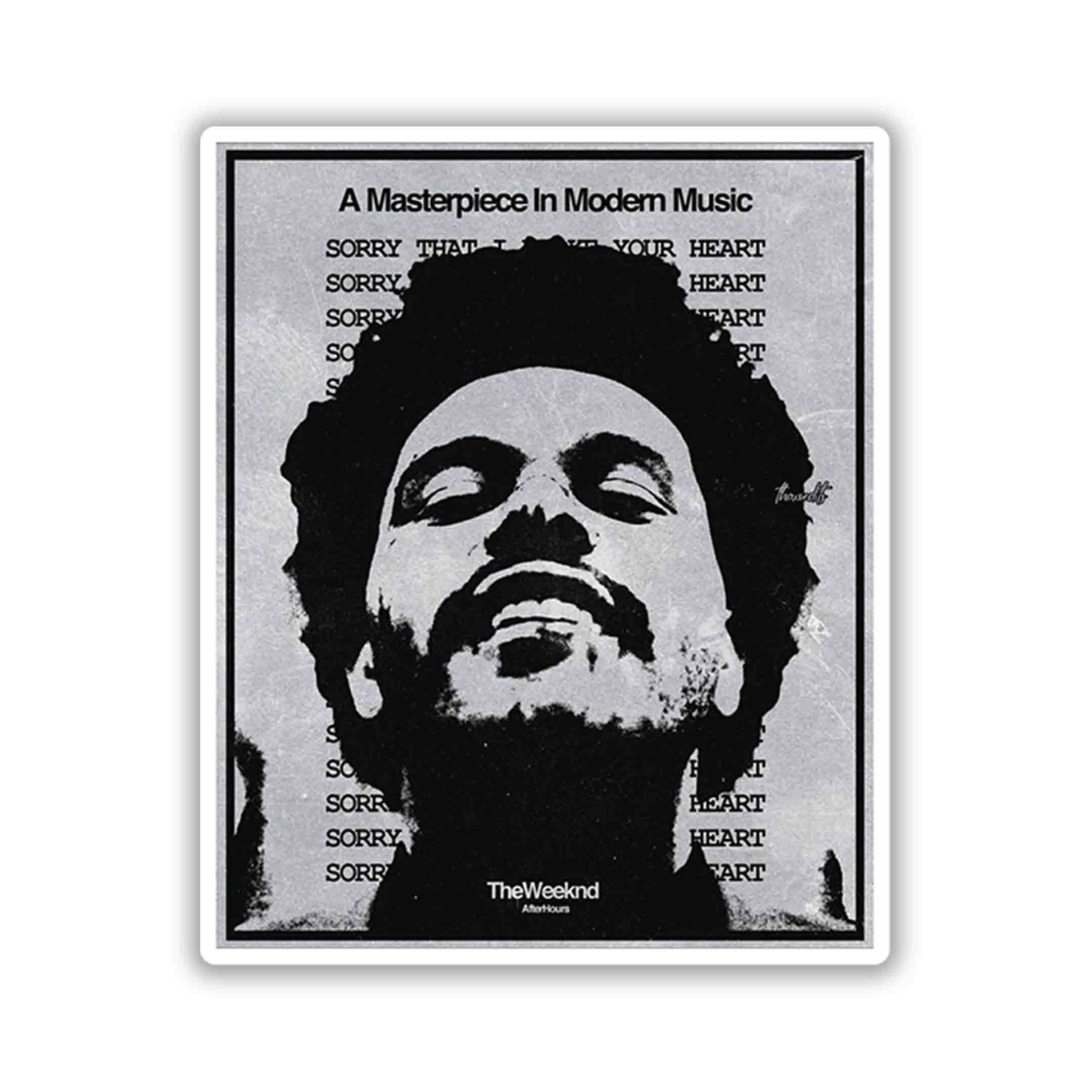 THE WEEKND - 2 - stickyfunk premium stickers