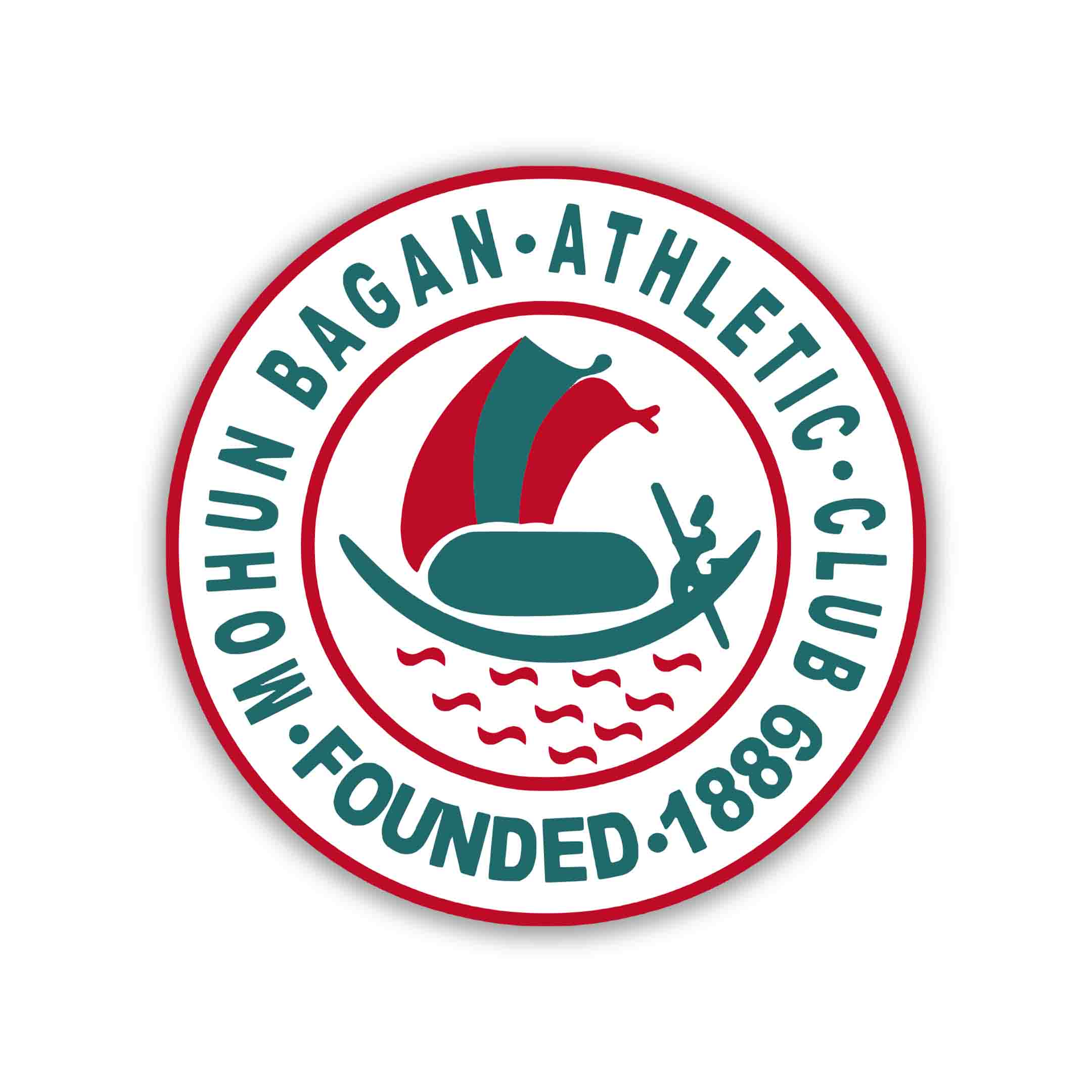 MOHUN BAGAN FC LOGO STICKER - stickyfunk premium stickers