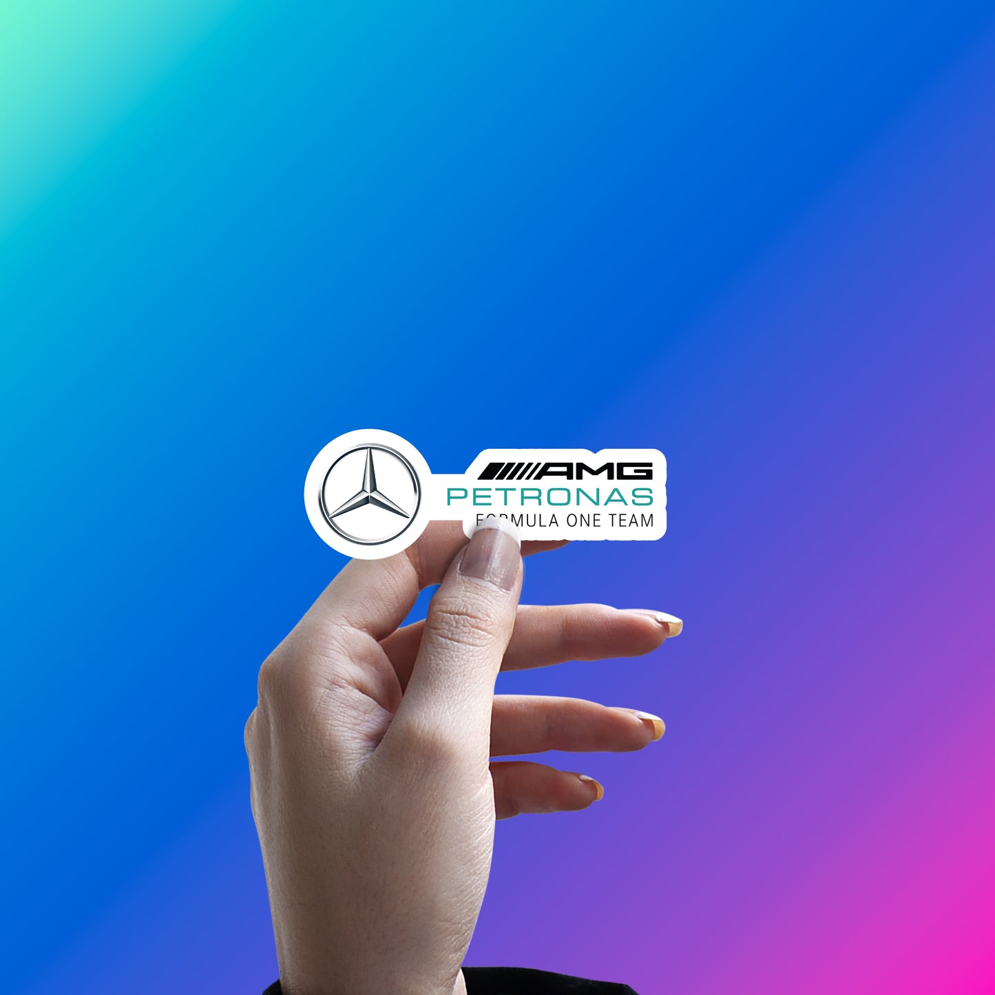 MERCEDES F1 - OFFICIAL TEAM LOGO STICKER