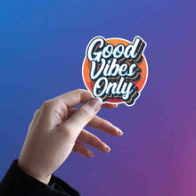 Retro Good Vibes Only Sticker