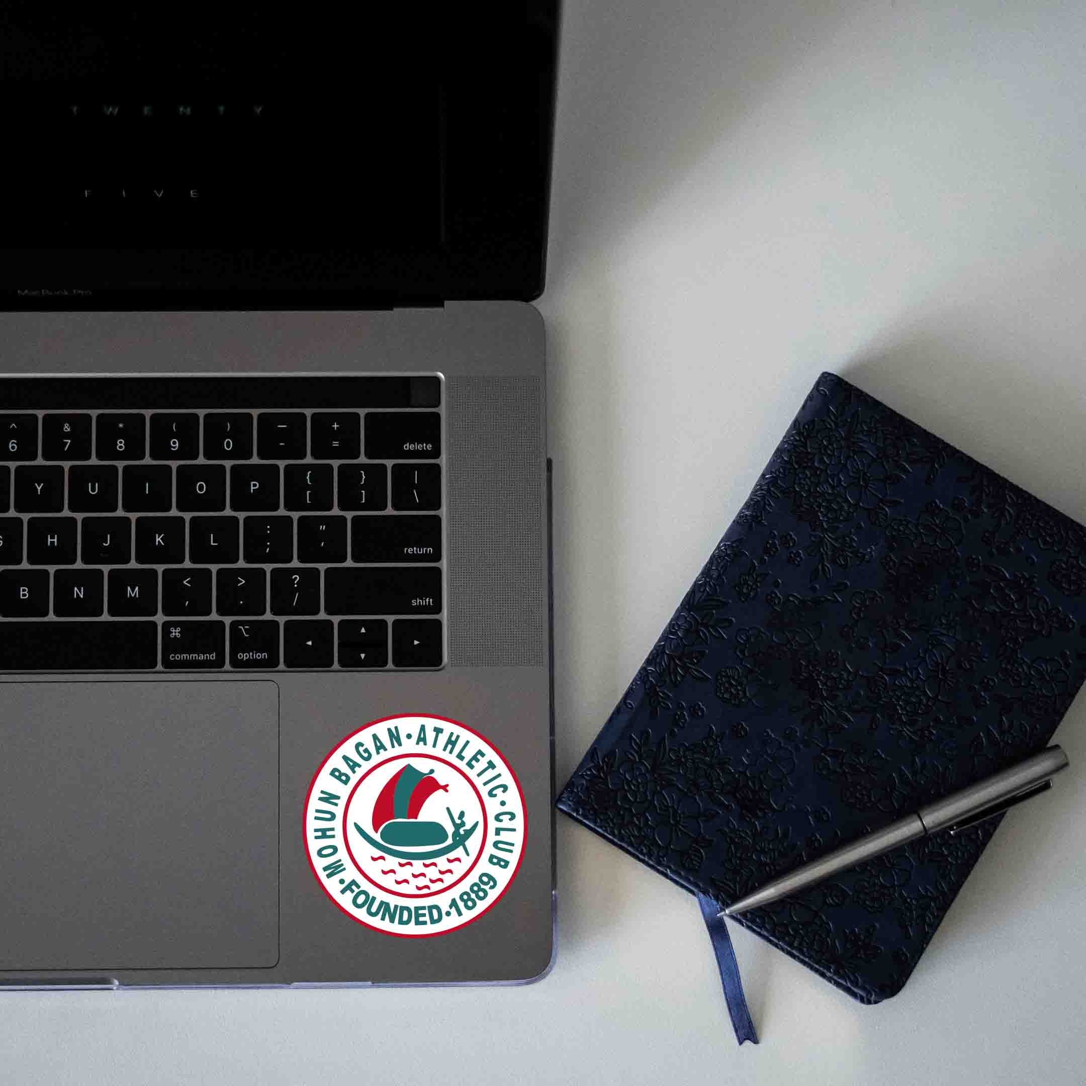 MOHUN BAGAN FC LOGO STICKER - stickyfunk premium stickers