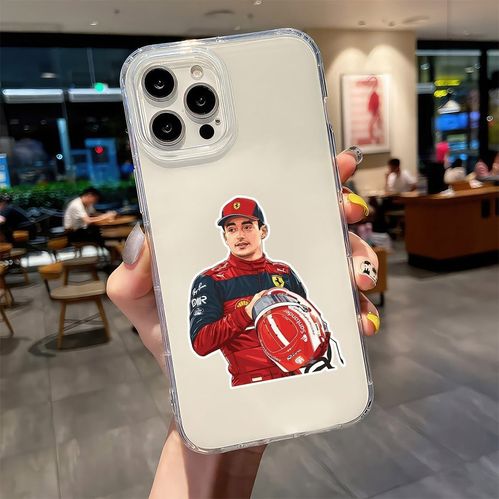 CHARLES LECLERC STICKER - 1 - stickyfunk premium stickers