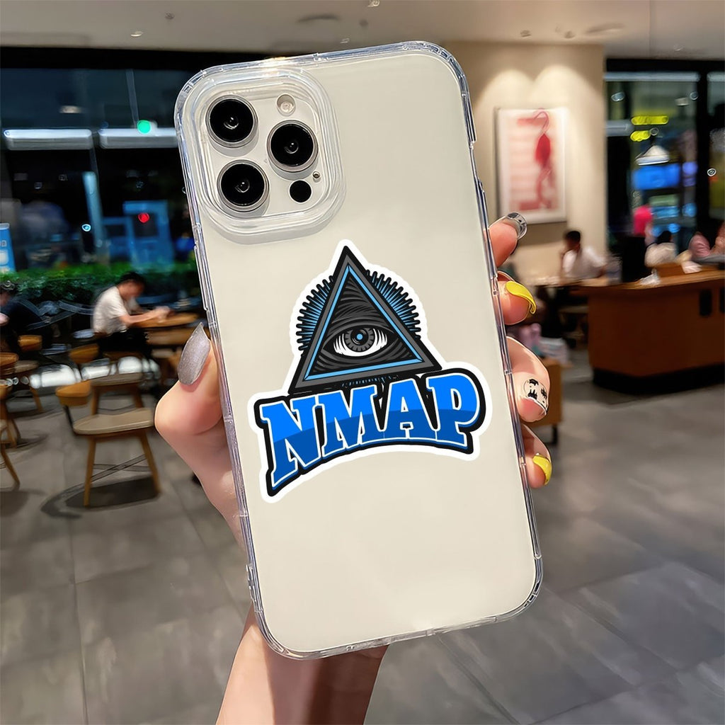 BLUE NMAP EYE STICKER - stickyfunk premium stickers