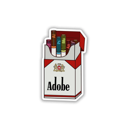 THE DESIGNER'S ADDICTION PARODY STICKER - stickyfunk premium stickers