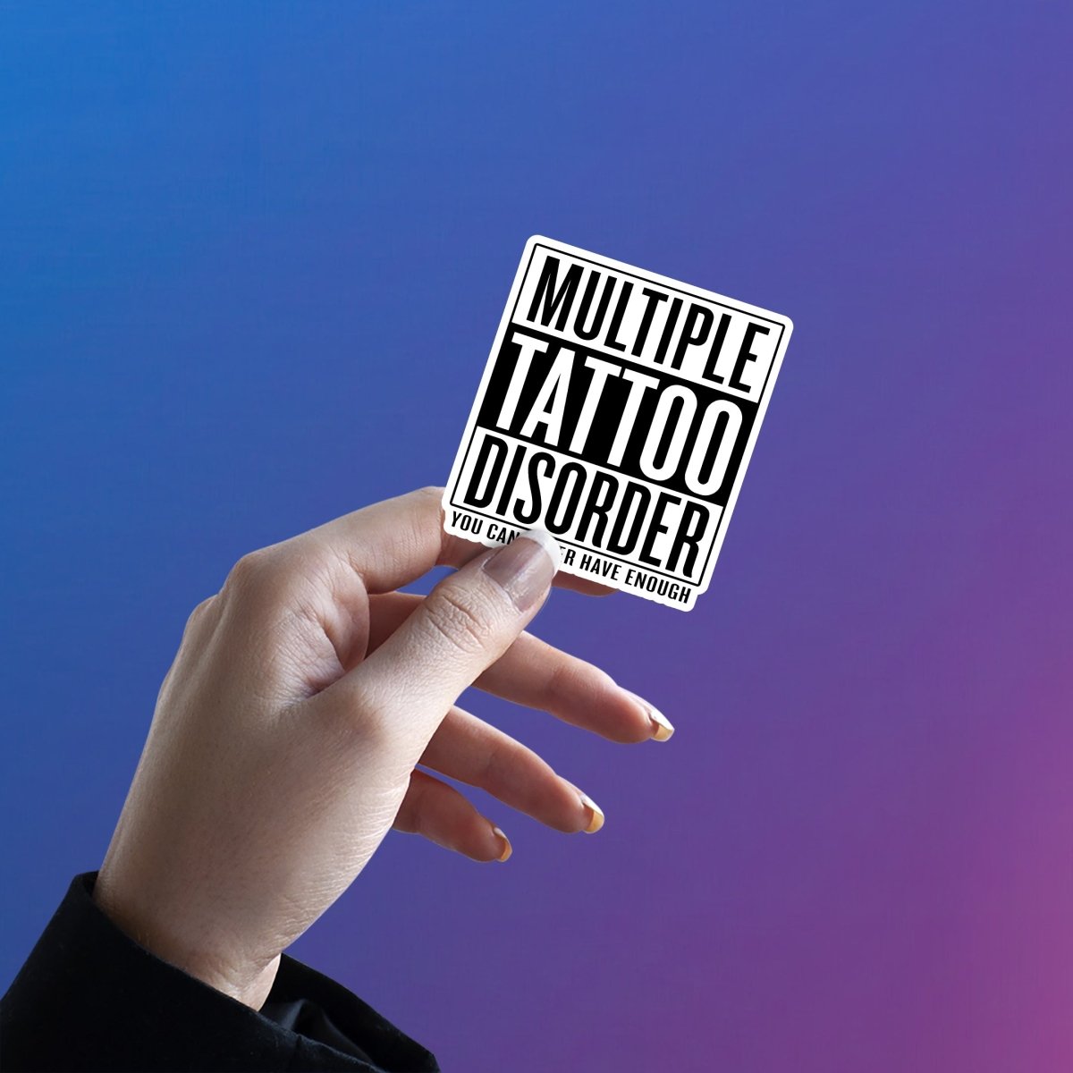 JUST ONE TATTOO, PROMISE STICKER - stickyfunk premium stickers
