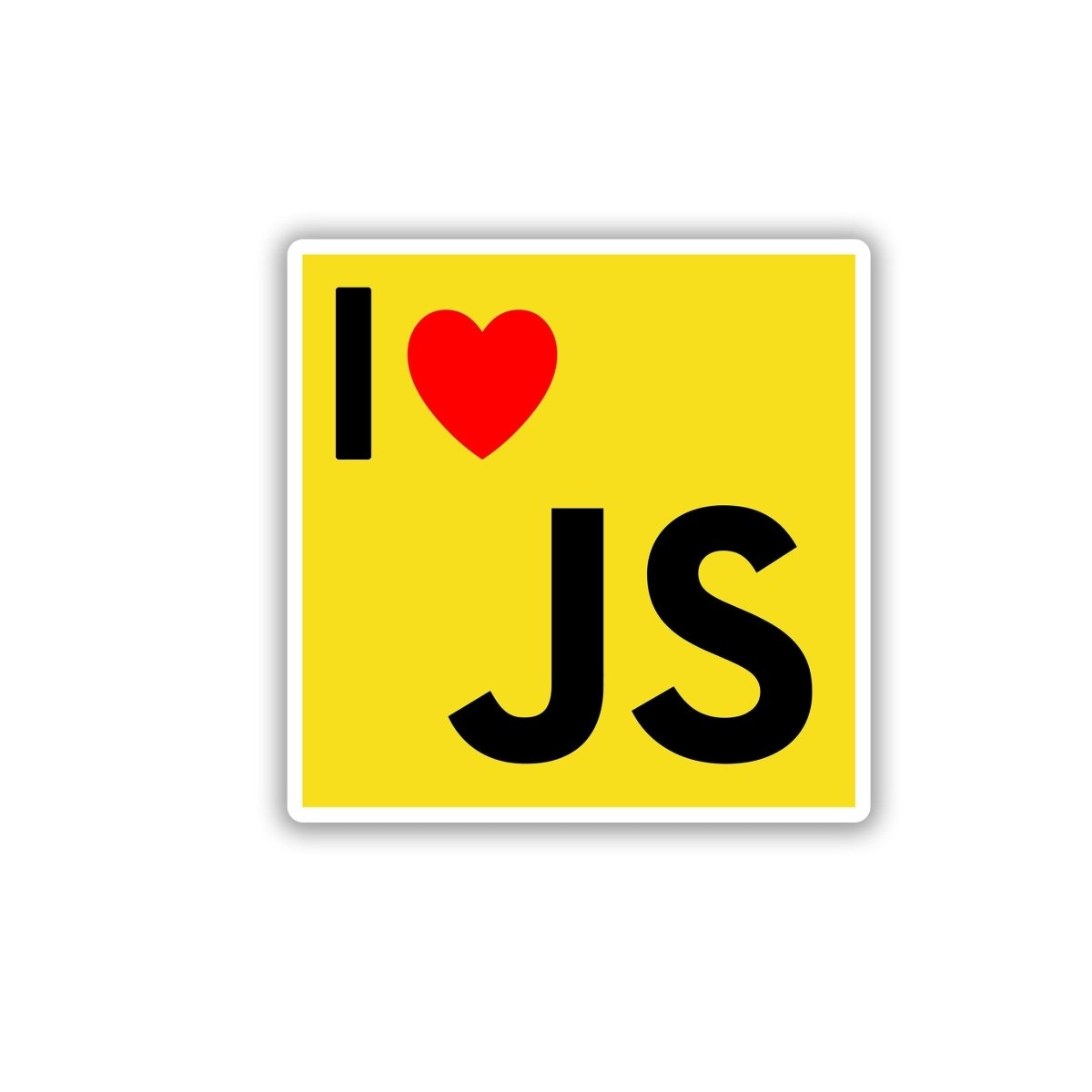 JAVASCRIPT DEV'S DECLARATION STICKER - stickyfunk premium stickers