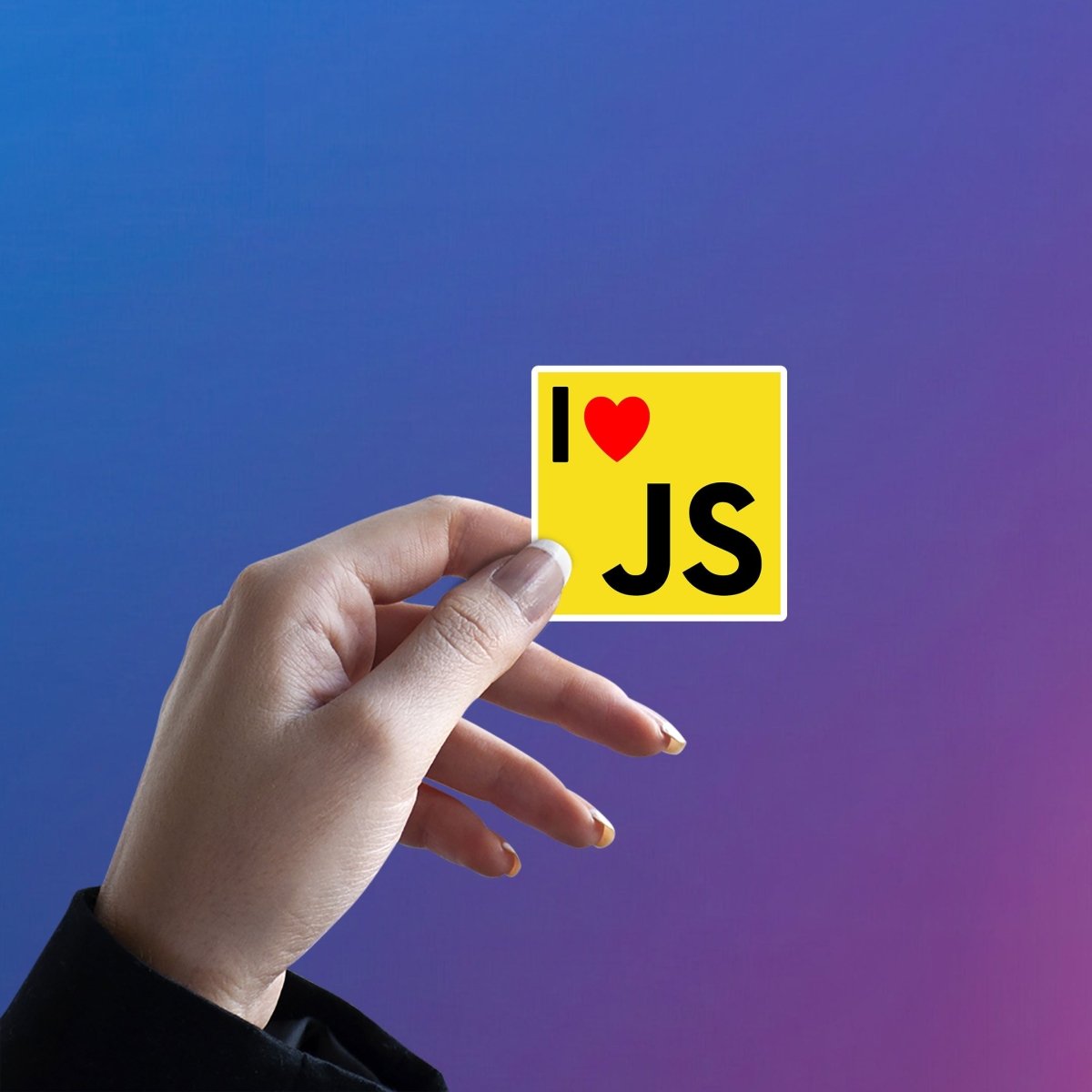 JAVASCRIPT DEV'S DECLARATION STICKER