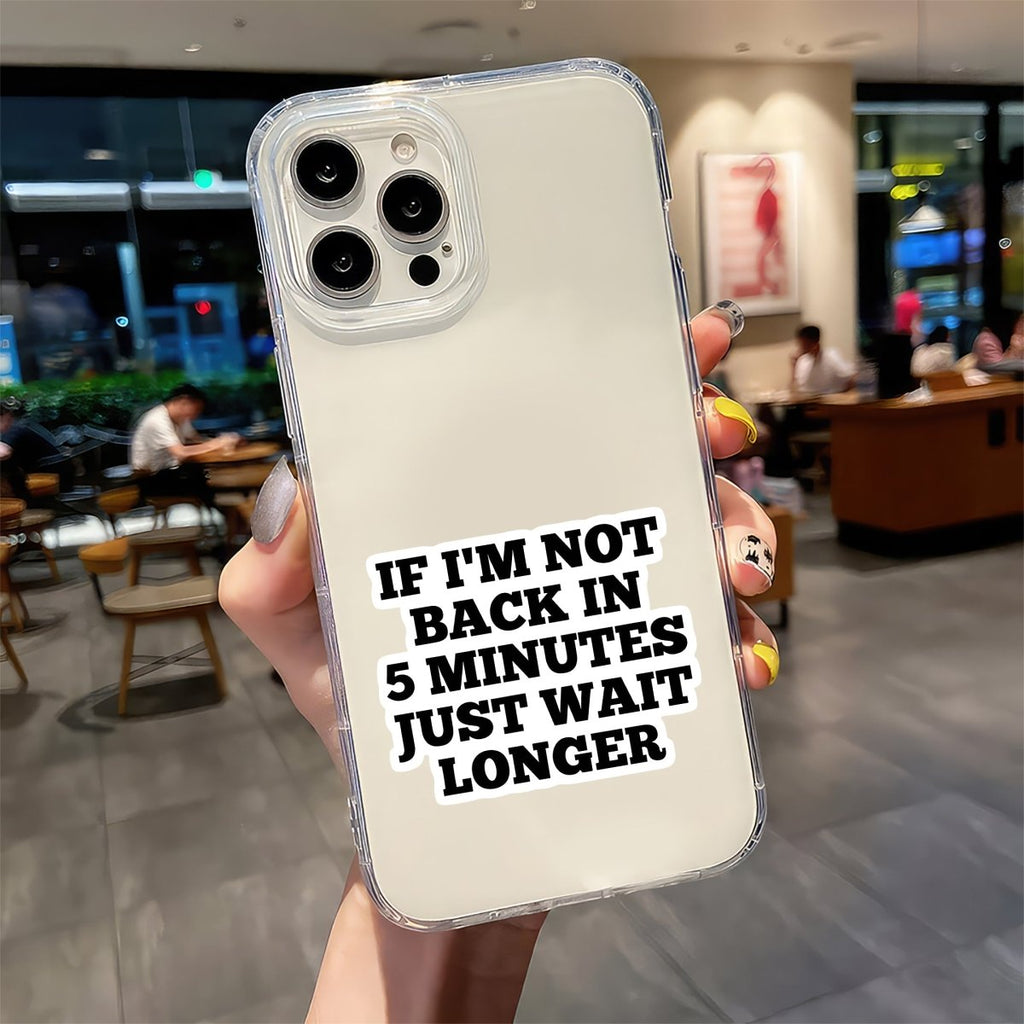 5 MINUTES MEIN WAPAS BHOOL JA! STICKER - stickyfunk premium stickers