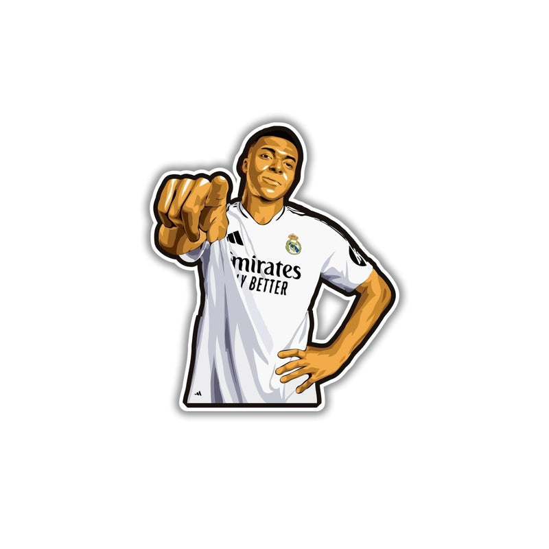 Madrid Lightning Bolt – Kylian Mbappé Sticker