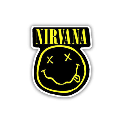 NIRVANA BAND STICKER - 2 - stickyfunk premium stickers