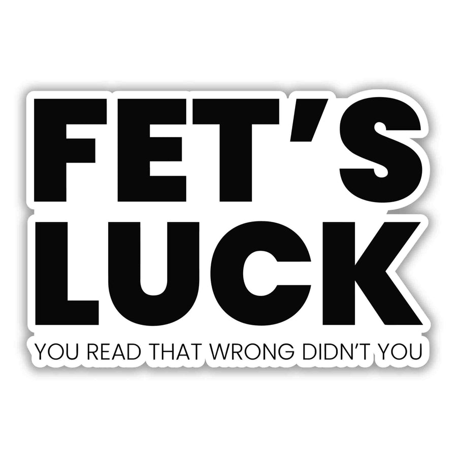 MIND TRICK - FETS LUCK ILLUSION STICKER
