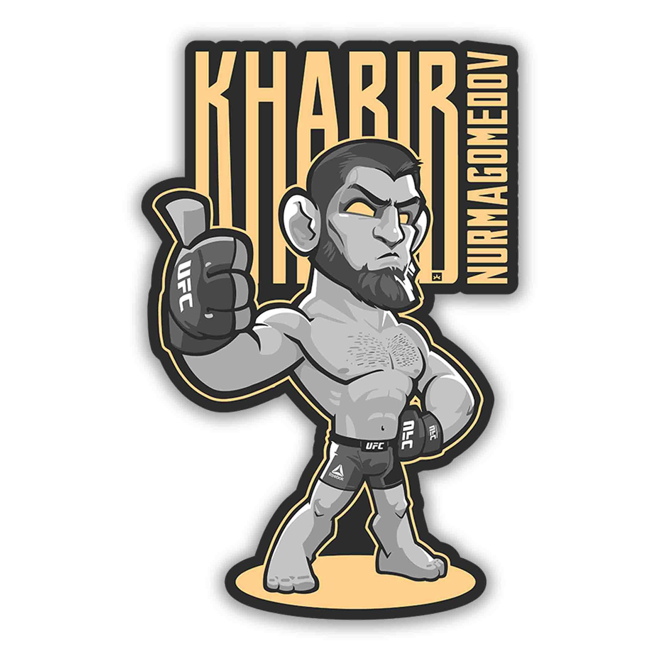 KHABIB NURMAGOMEDOV - 12 - stickyfunk premium stickers