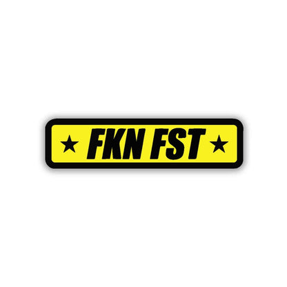 FKN FAST STICKER - stickyfunk premium stickers