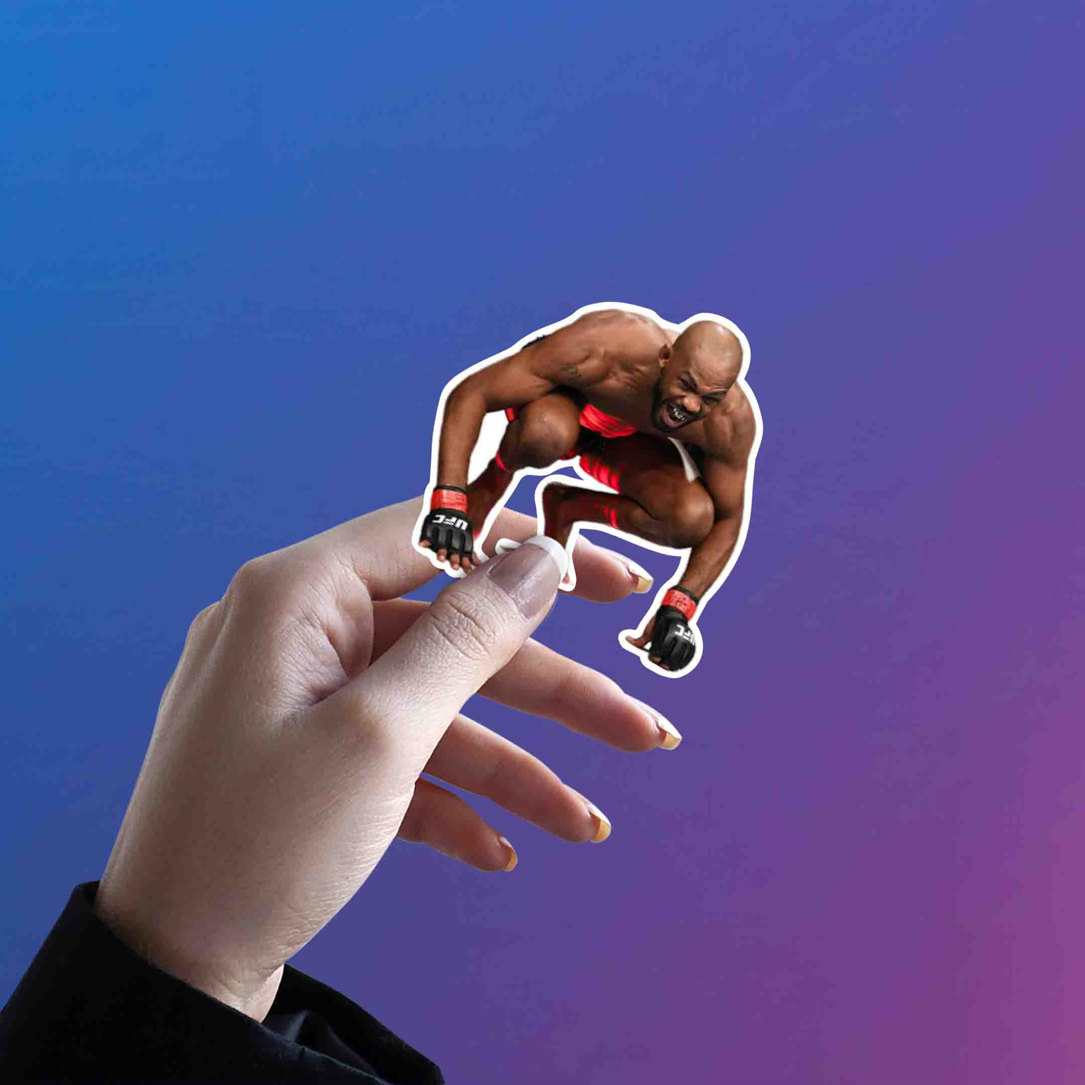 JON JONES - 2 - stickyfunk premium stickers