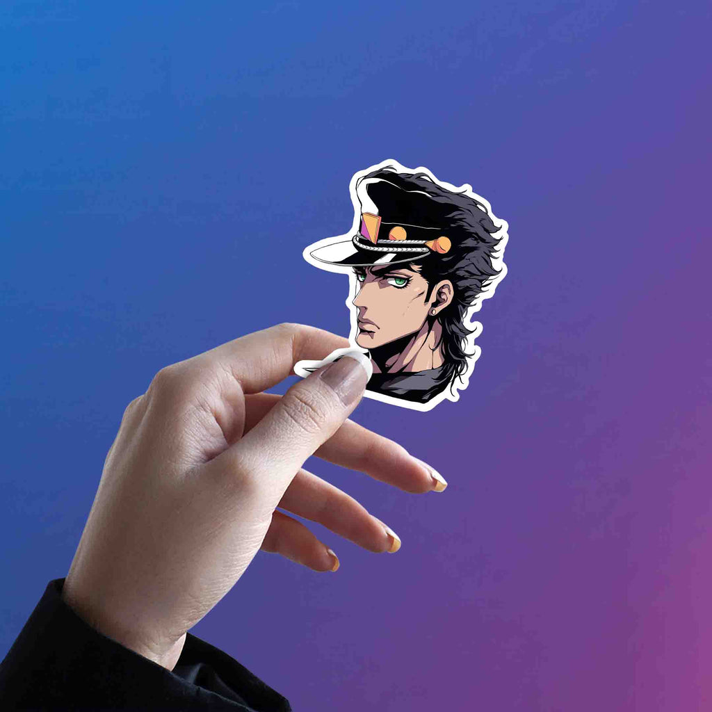 JOJO JOTARO KUJO ANIME STICKER - stickyfunk premium stickers