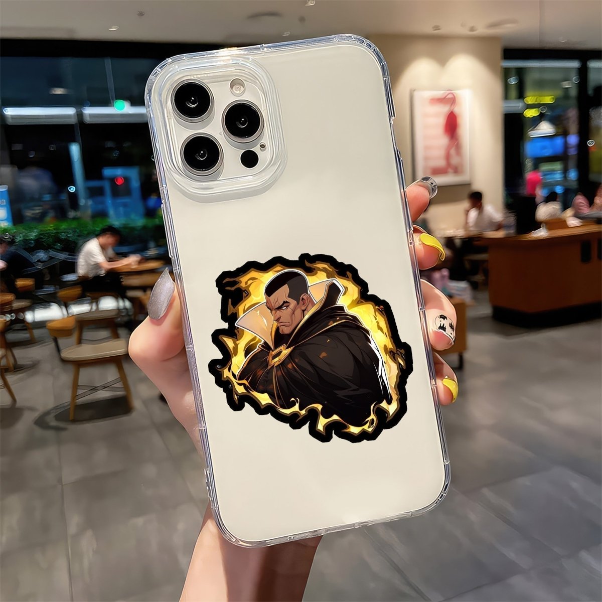 DC BLACK ADAM COMICS STICKER - stickyfunk premium stickers