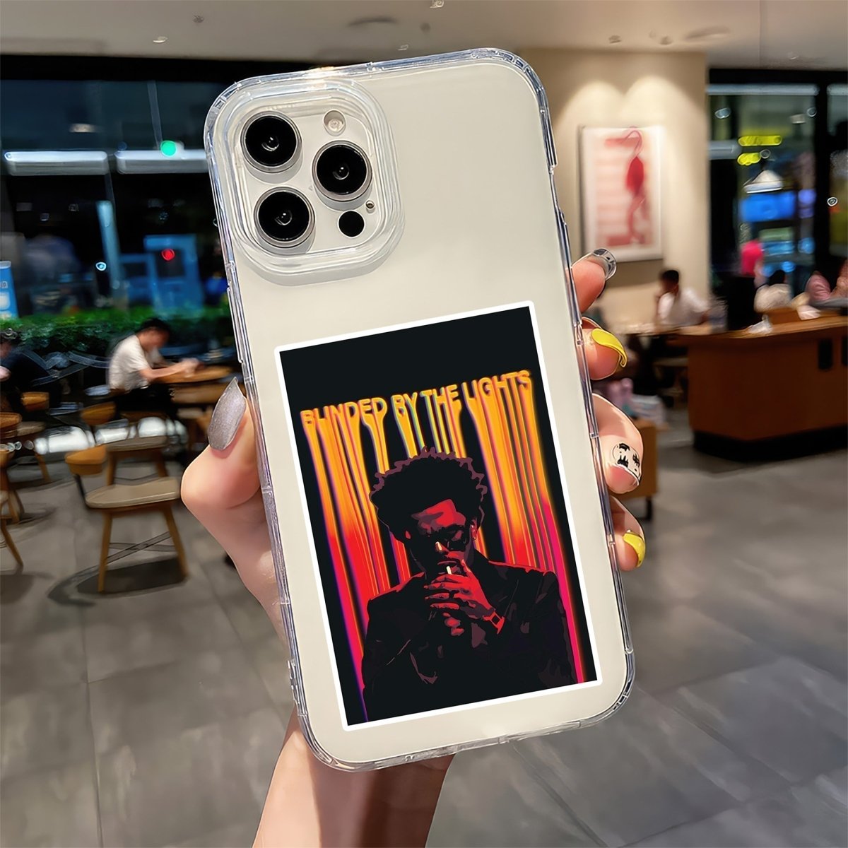 Blinding Lights Neon Poster – The Weeknd Sticker