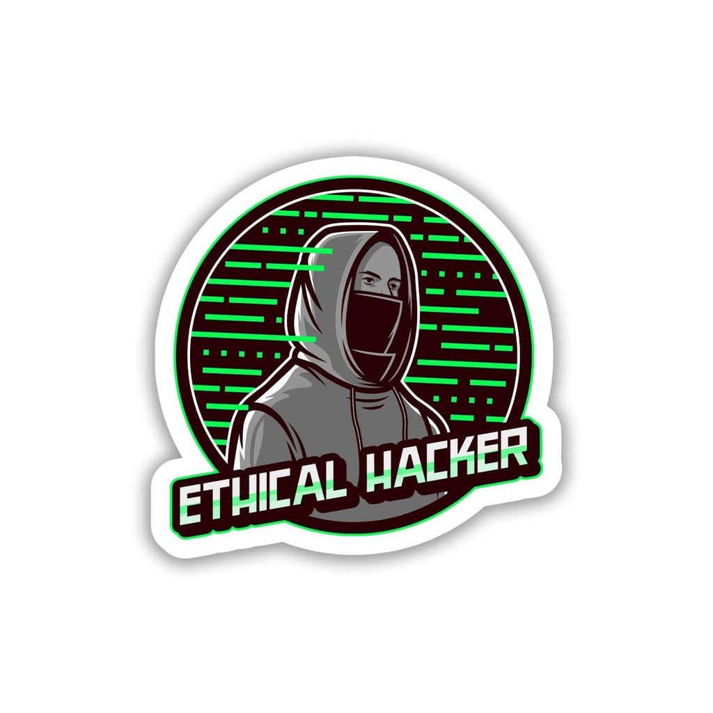 THE WHITE HAT GUARDIAN STICKER - stickyfunk premium stickers