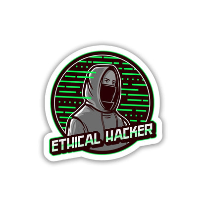 THE WHITE HAT GUARDIAN STICKER - stickyfunk premium stickers