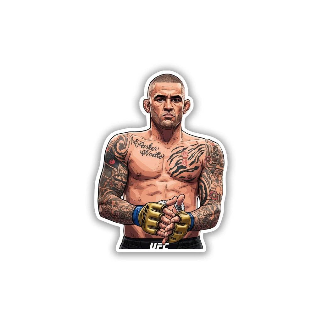 DIAMOND RESOLVE - DUSTIN POIRIER STICKER - stickyfunk premium stickers