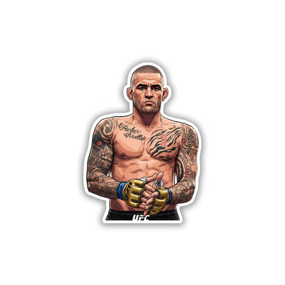 DIAMOND RESOLVE -  DUSTIN POIRIER STICKER
