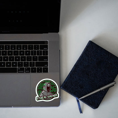 THE WHITE HAT GUARDIAN STICKER - stickyfunk premium stickers